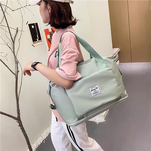 Túi Du Lịch Đa Năng Túi Xách Nữ Cỡ Lớn 2 Tầng Chống Thấm Đựng Hành Lý Cao Cấp Gấp Gọn