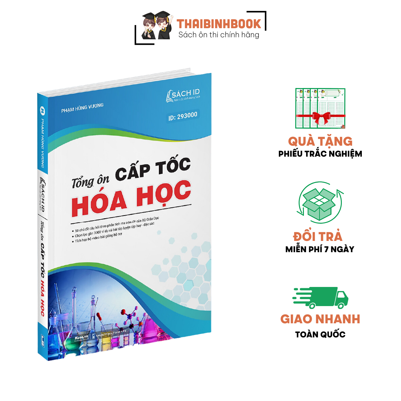 Sách Tổng Ôn Cấp Tốc Hóa Học 12 - Ôn Luyện Thi THPT Quốc Gia Bản Mới Nhất