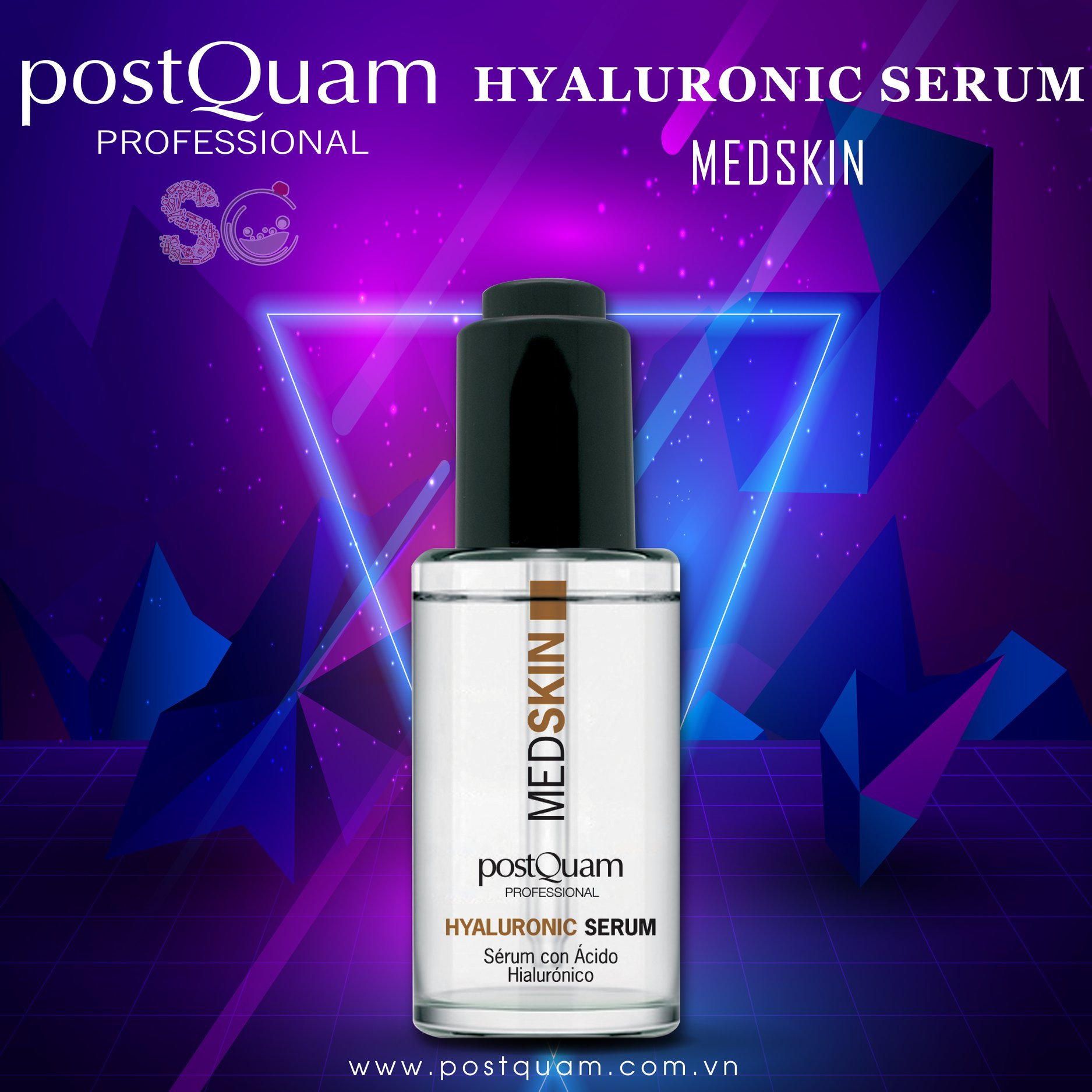 postQuam - Serum HA Sạc Nước, Căng Bóng, Trẻ Hóa Da (30ml)