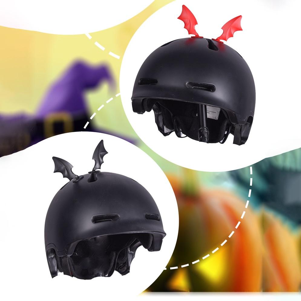 Nón Bảo Hiểm Hình Sừng Quỷ Độc Đáo Trang Trí Xe Đạp/ Xe Máy