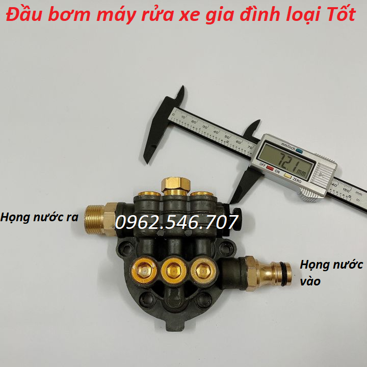 Đầu bơm máy rửa xe gia đình, đầu bơm áp lực