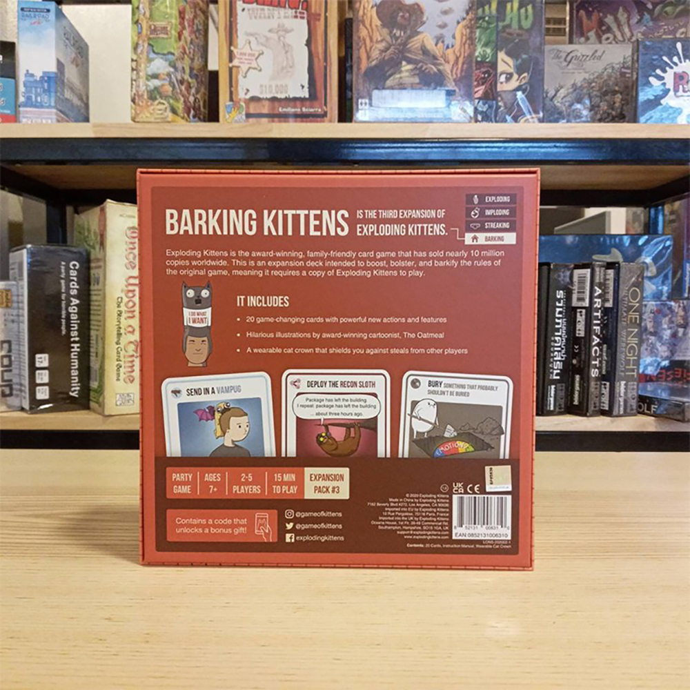 Hình ảnh  Bộ Thẻ Bài Trò Chơi Barking Kittens Mèo Nổ Board Game Vui Nhộn