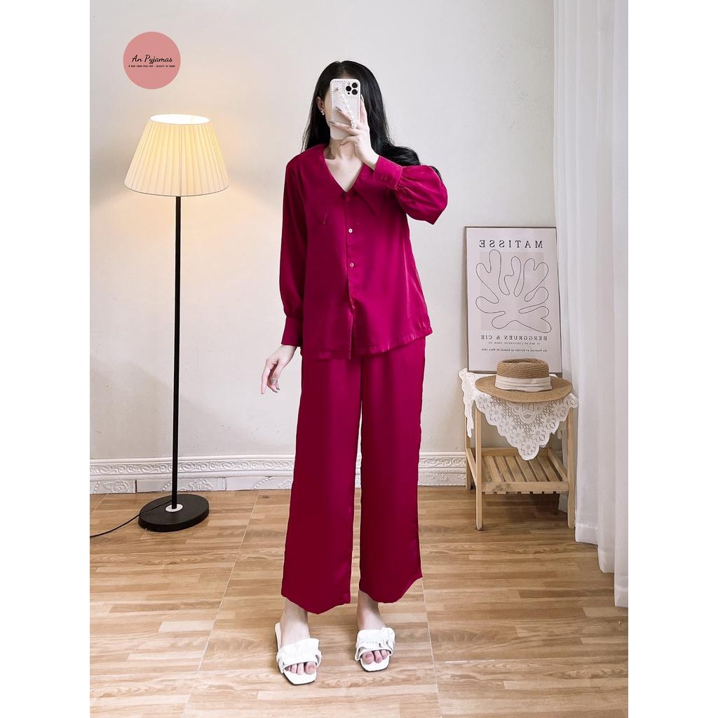 Bộ Pijama LINDA PYS chất lụa ngọc trai cao cấp WPYS003