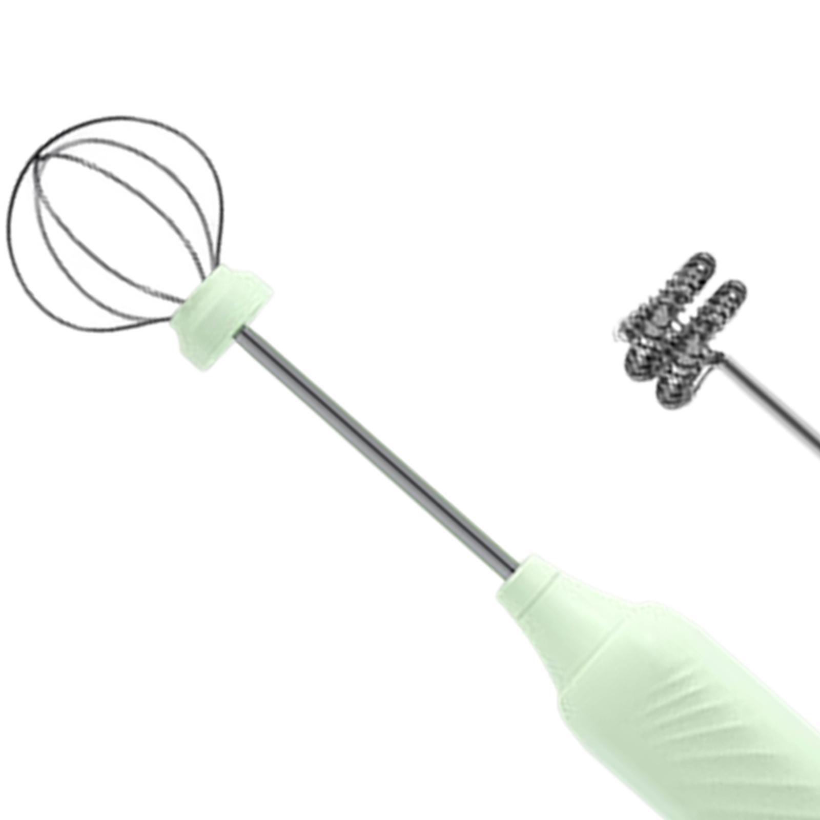 Milk Frother Egg Beater Stainless Steel Mixing Head for green