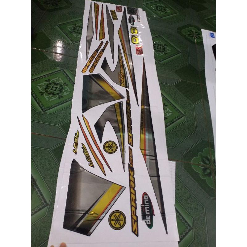 Tem rời crom ex 2010 vàng bạc xe đen