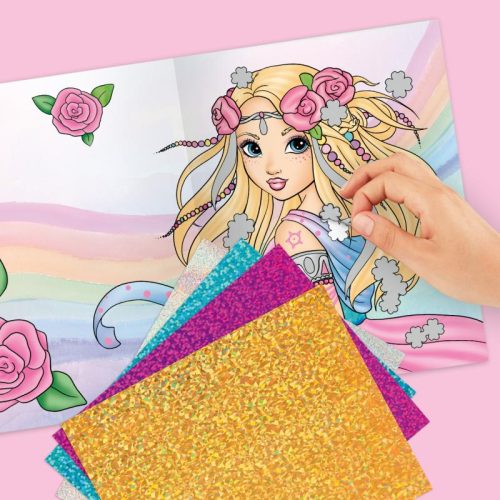 Đồ chơi BST dán stickers và tô màu Fantasy Model Fancy Foils TOPMODEL TM0410351