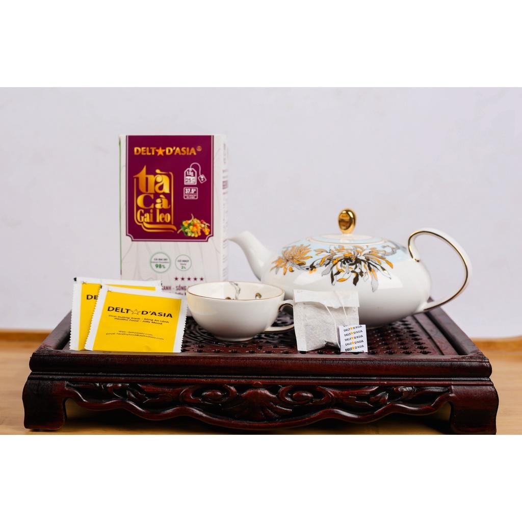 Trà Cà Gai Leo Túi Lọc Dạng Hộp - Delta D'Asia - TP003 - Hỗ Trợ Giải Độc Gan