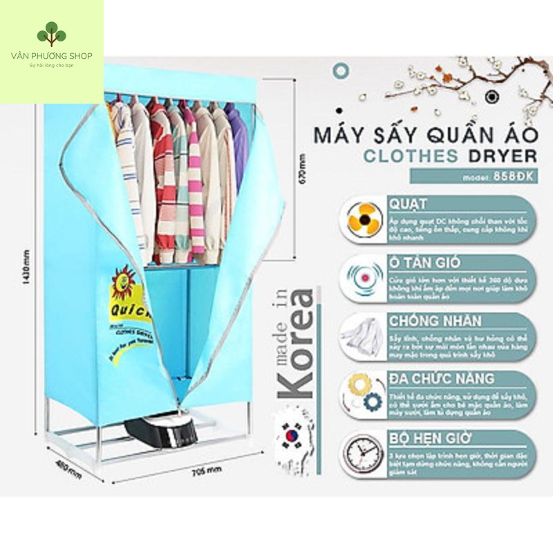 Tủ sấy quần áo Hàn Quốc