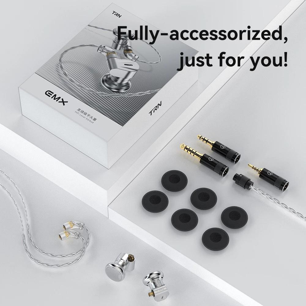 Tai Nghe Nhét Tai Thay Thế TRN EMX 3.5 / 2.5 / 4.4mm Chuyên Dụng Cho Xiaomi
