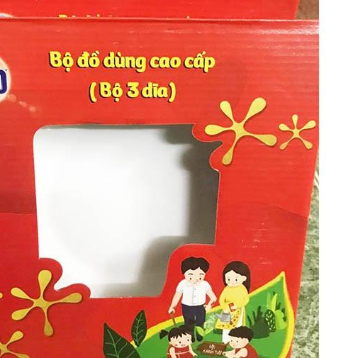 Bộ 3 Đĩa Sứ Thủy Tinh Cao Cấp Opal Glass