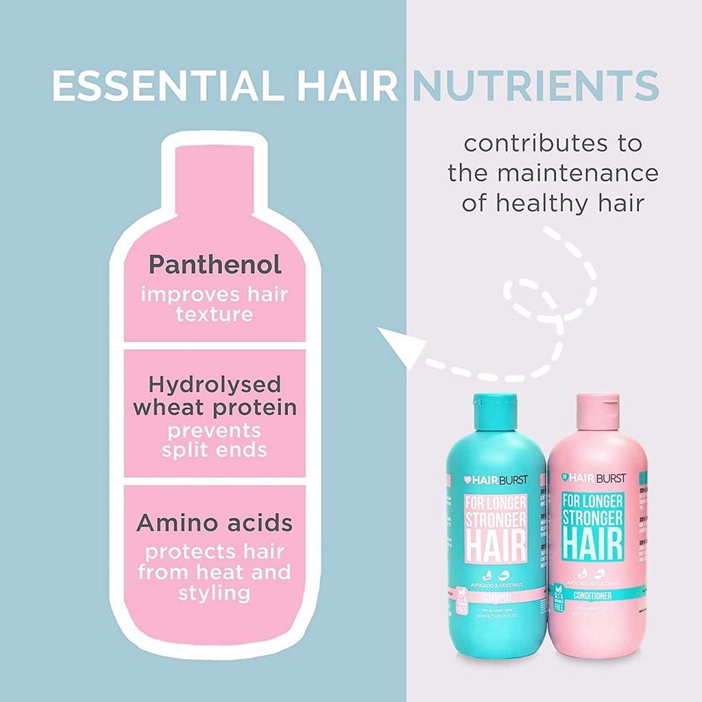 Set Dầu Gội Xả HAIRBURST Kích Thích Tóc Mọc Dài Chắc Khỏe 350ml/chai