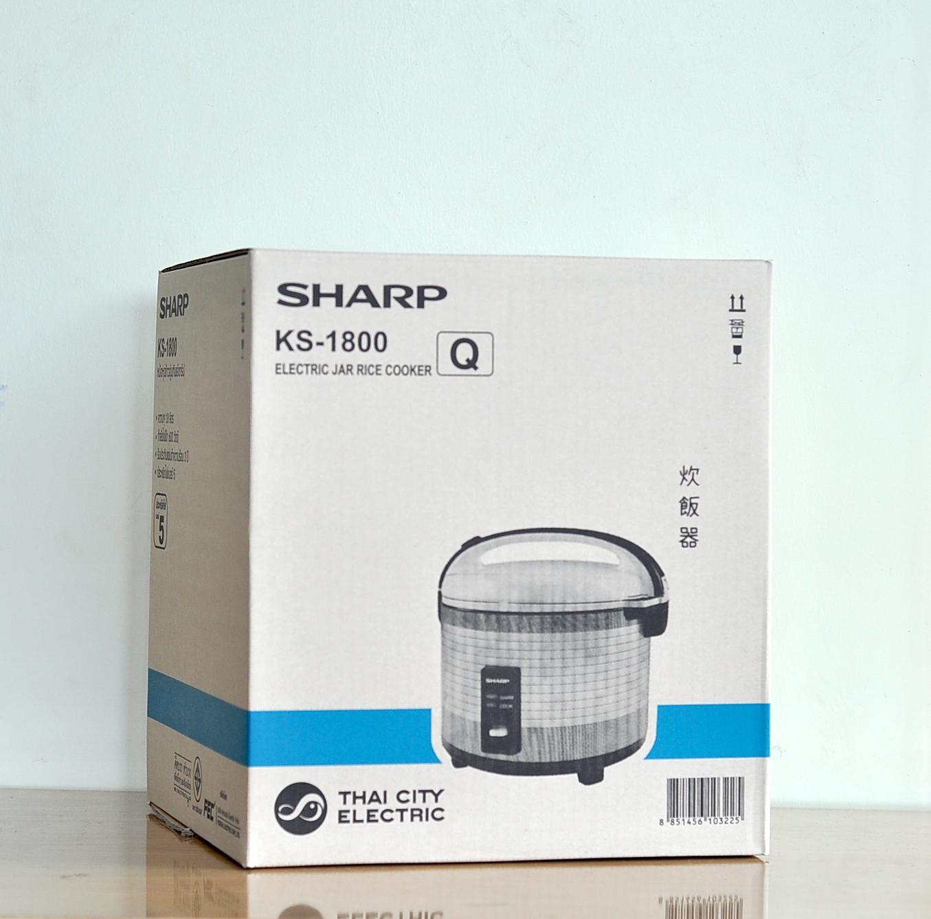 Nồi Cơm Điện SHARP KS-1800T 1.8L -  Thái Lan (Hàng chính hãng)