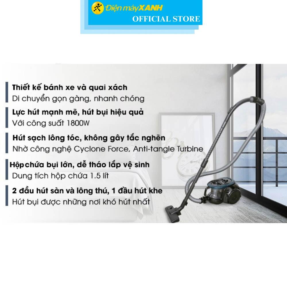Máy hút bụi dạng hộp Samsung VC18M21M0VN/SV-N - Hàng Chính Hãng