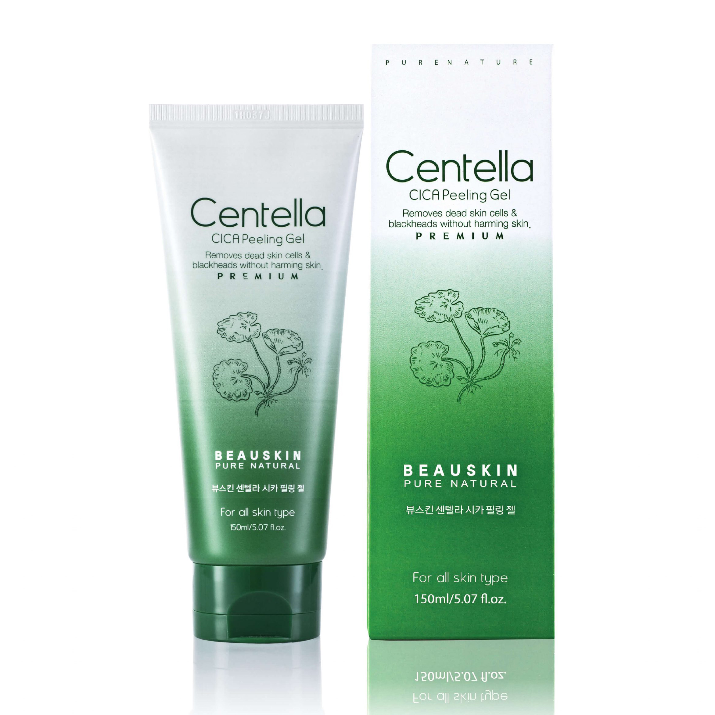 Tẩy da chết tái tạo và phục hồi da, dành cho da dầu mụn Beauskin Centella Cica 150ml