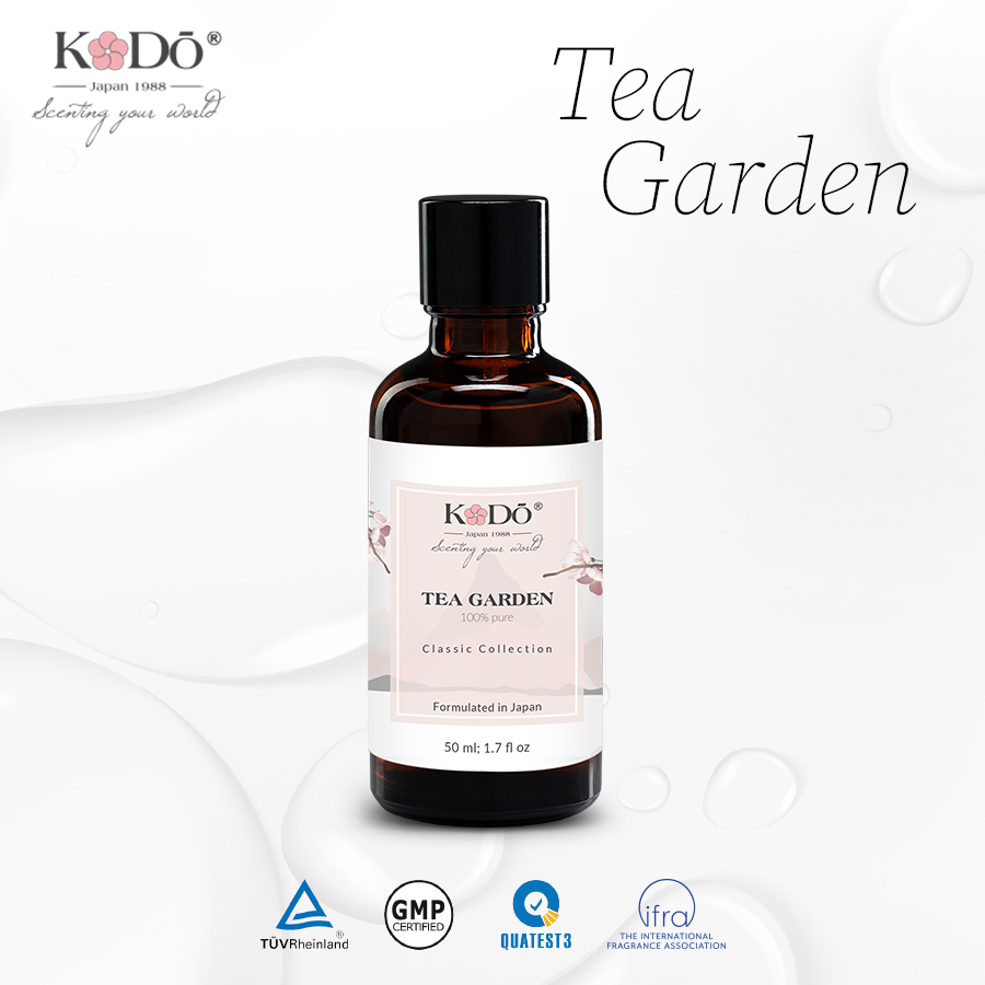KODO - Tea Garden - Tinh Dầu Nước Hoa Thơm Phòng Nguyên Chất – Classic Collection - 10ml/50ml/110ml/500ml