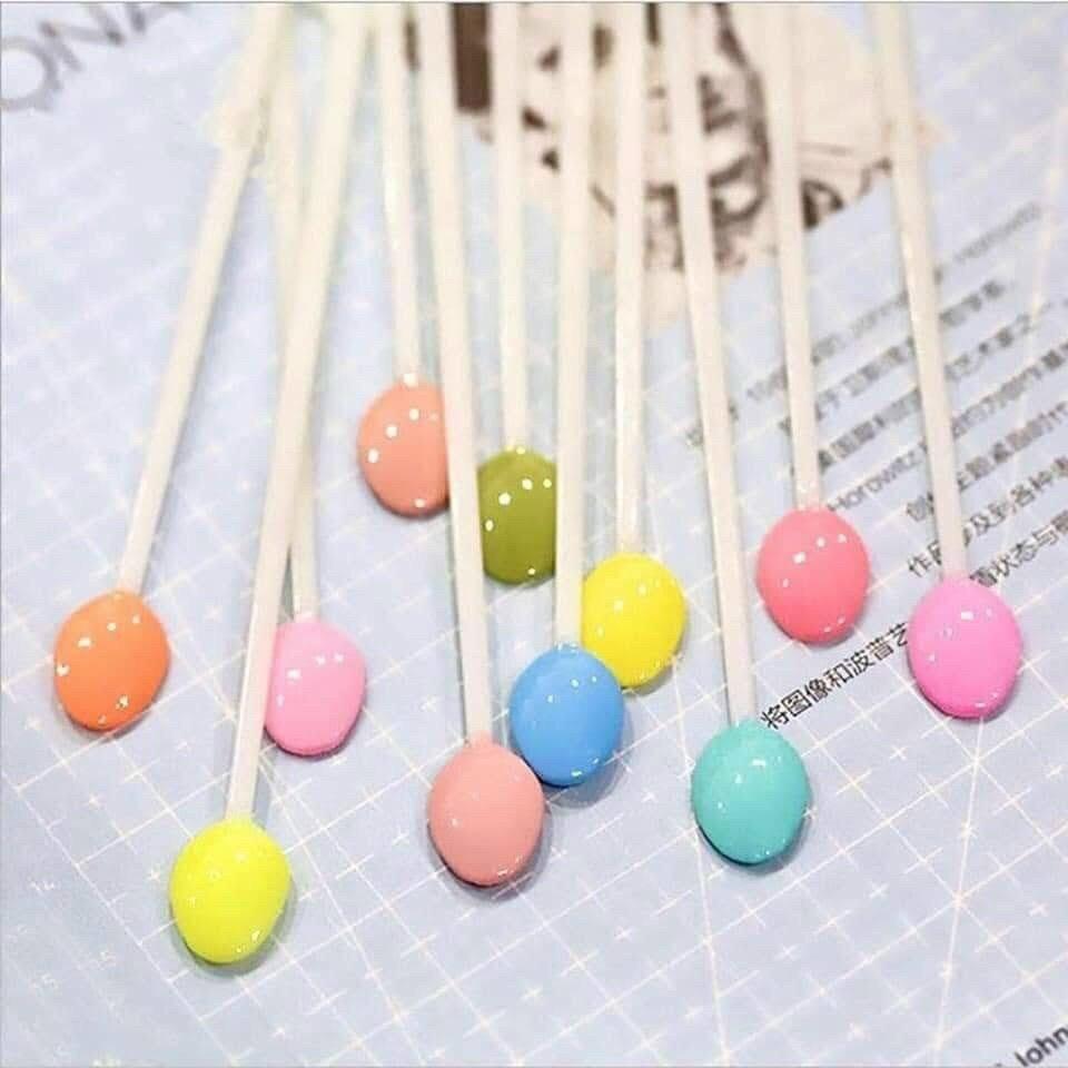 (Hàng mới về) Bộ 100 que móng kẹo làm mẫu sơn dành cho Nail