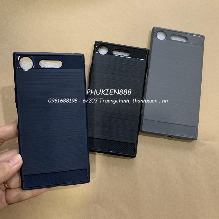Ốp lưng dành cho điện thoại Sony XZ1 chống sốc silicon dẻo Rugged Armor