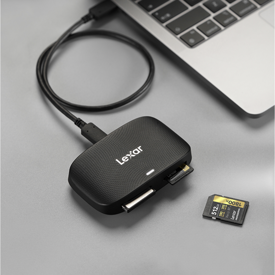 Đầu đọc thẻ nhớ Lexar LRW520U-RNBNG Professional CFexpress Type B / SD USB 3.2 Gen 2 - Hàng chính hãng, Bảo hành 12 tháng