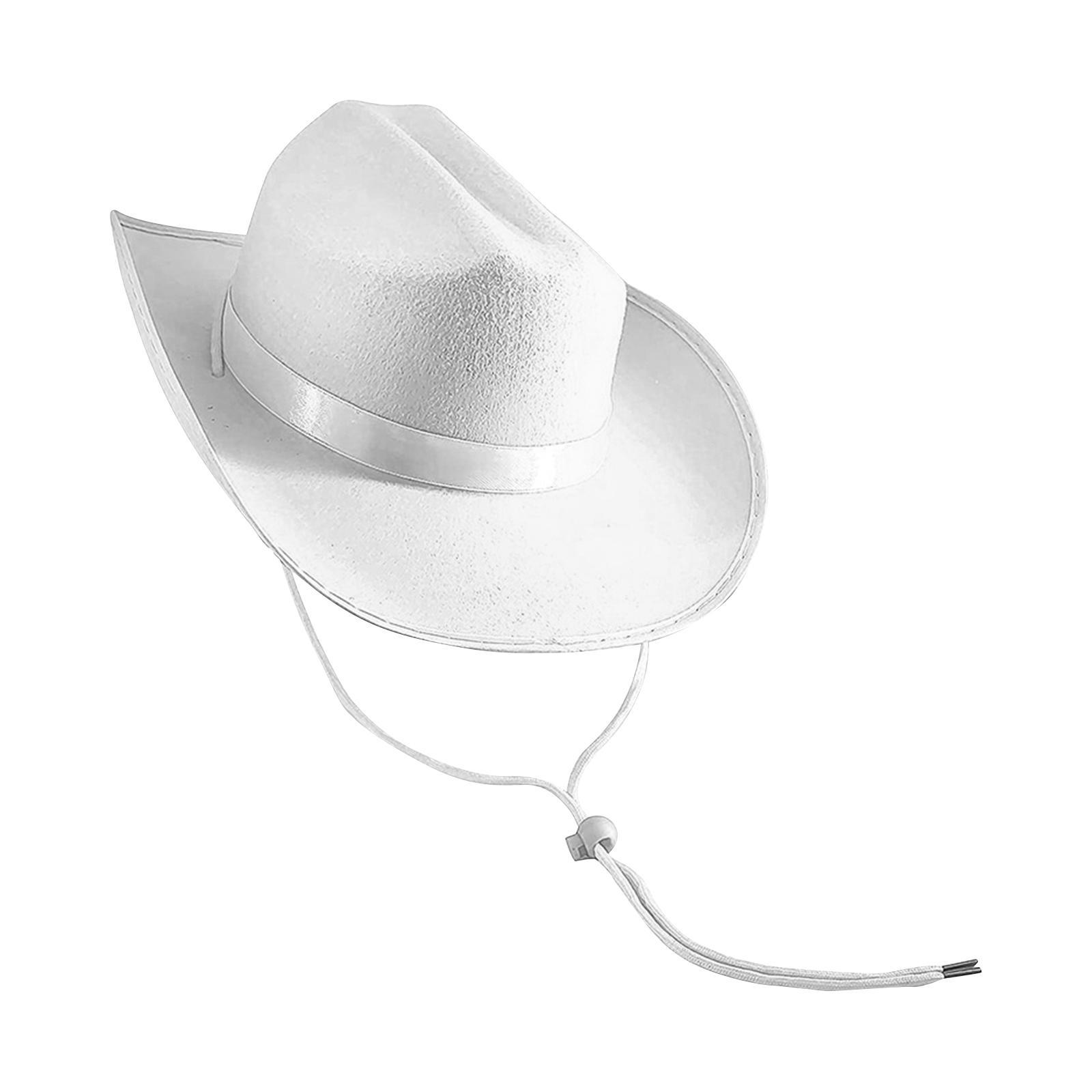 Cowboy Hat Versatile Wide Brim Hat Shapeable Hat Band for Men Beach Outdoor