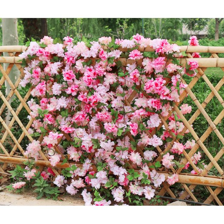 Dây hoa anh đào giả trang trí dài 2.3m