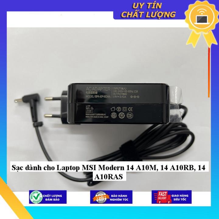 Sạc dùng cho Laptop MSI Modern 14 A10M 14 A10RB 14 A10RAS - Hàng Nhập Khẩu New Seal