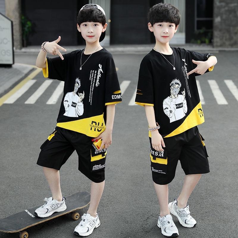 BỘ ĐỒ NỈ BÉ TRAI 15-30KG ESTUDIO HIPHOP COOL NGẦU
