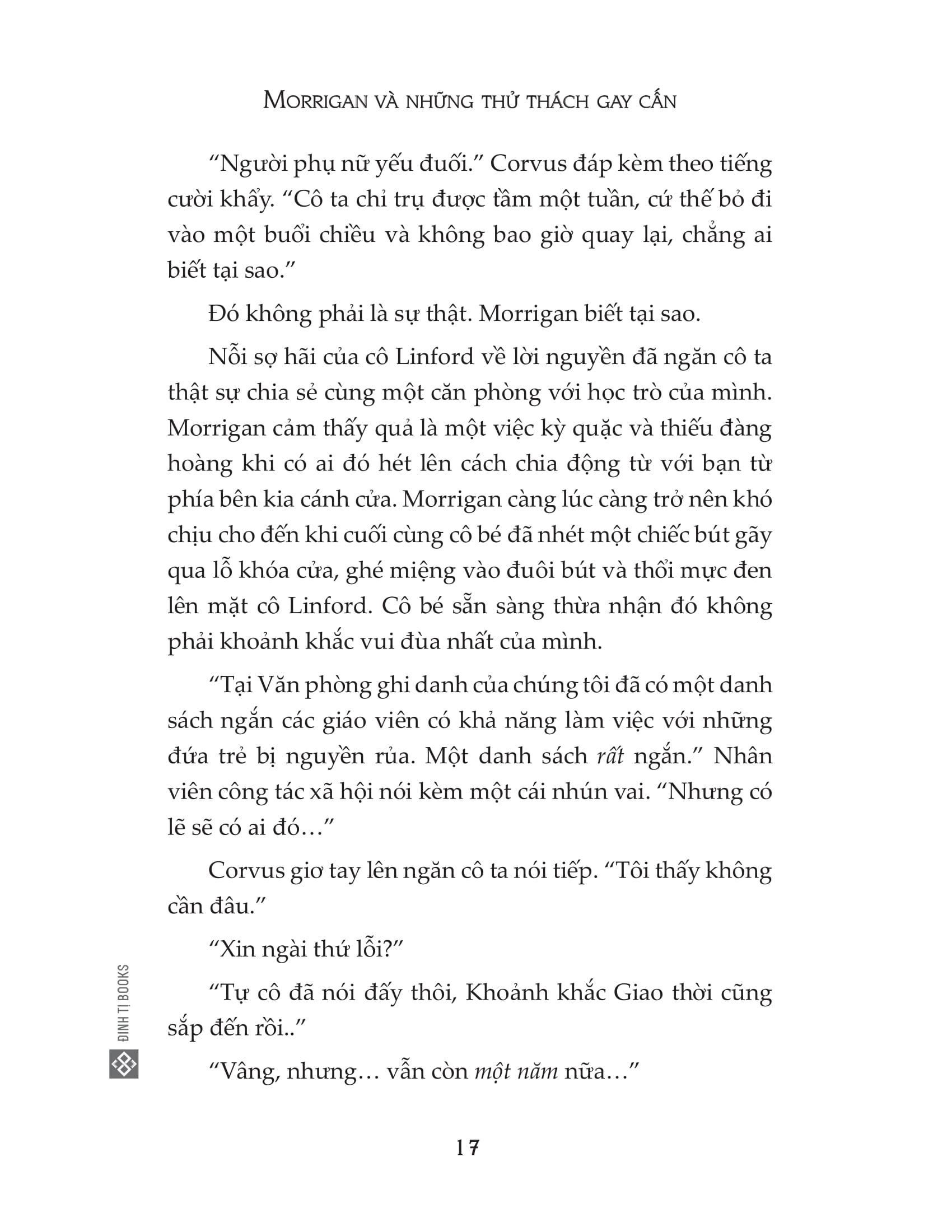 Sách Xứ Nevermoor Diệu Kỳ - Morrigan Và Những Thử Thách Gay Cấn