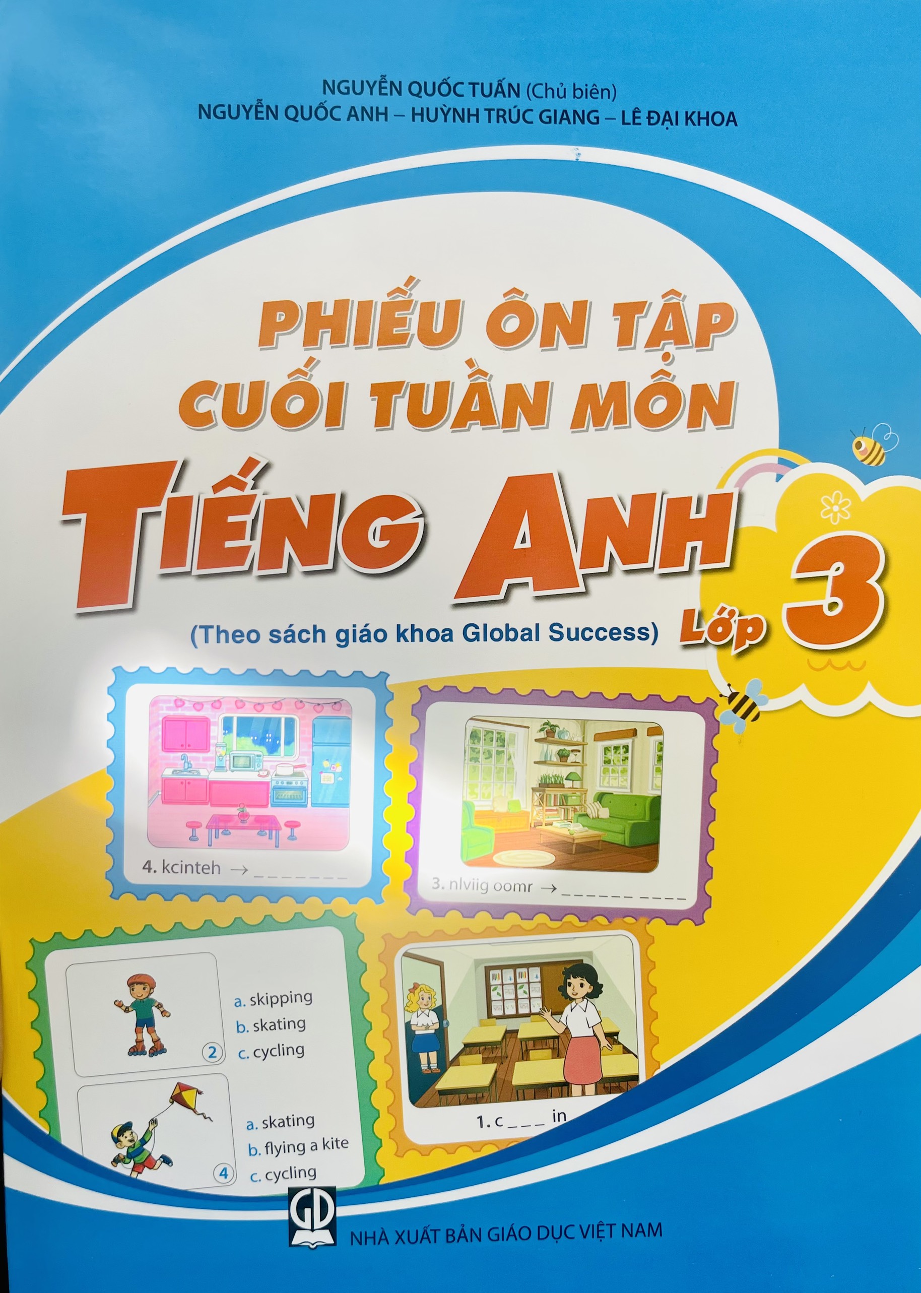 Sách - Phiếu ôn tập cuối tuần môn Tiếng Anh lớp 3 (Theo SGK Global Success)