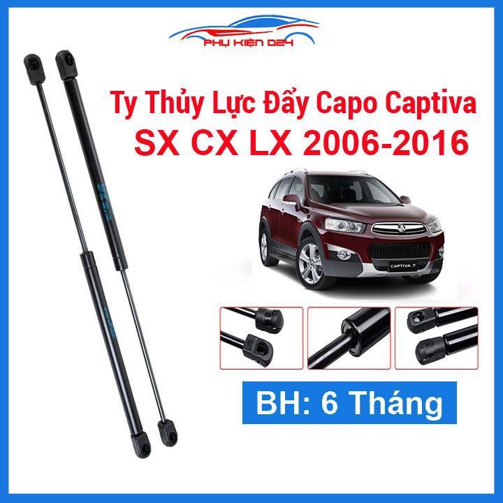 Ty capo, ty thủy lực chống nắp capo Captiva SX CX LX 2006-2007-2008-2009-2010-2011-2012-2013-2014-2015-2016