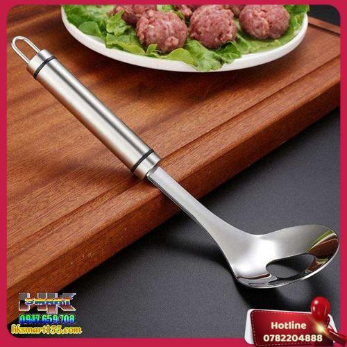 Muỗng Thìa Inox Tạo Làm Thịt Viên Cá Viên Chia Thịt Viên Nhanh Tiện Dụng - Miễn Phí Vận Chuyển