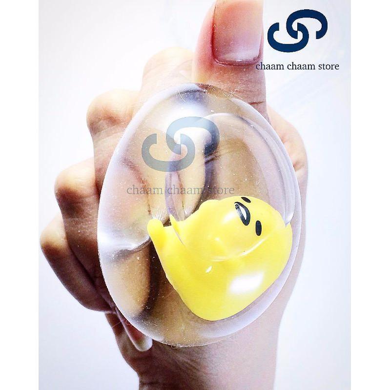 Trứng lười gudetama cực vui - tặng 1 chai slime  giảm nhẹ