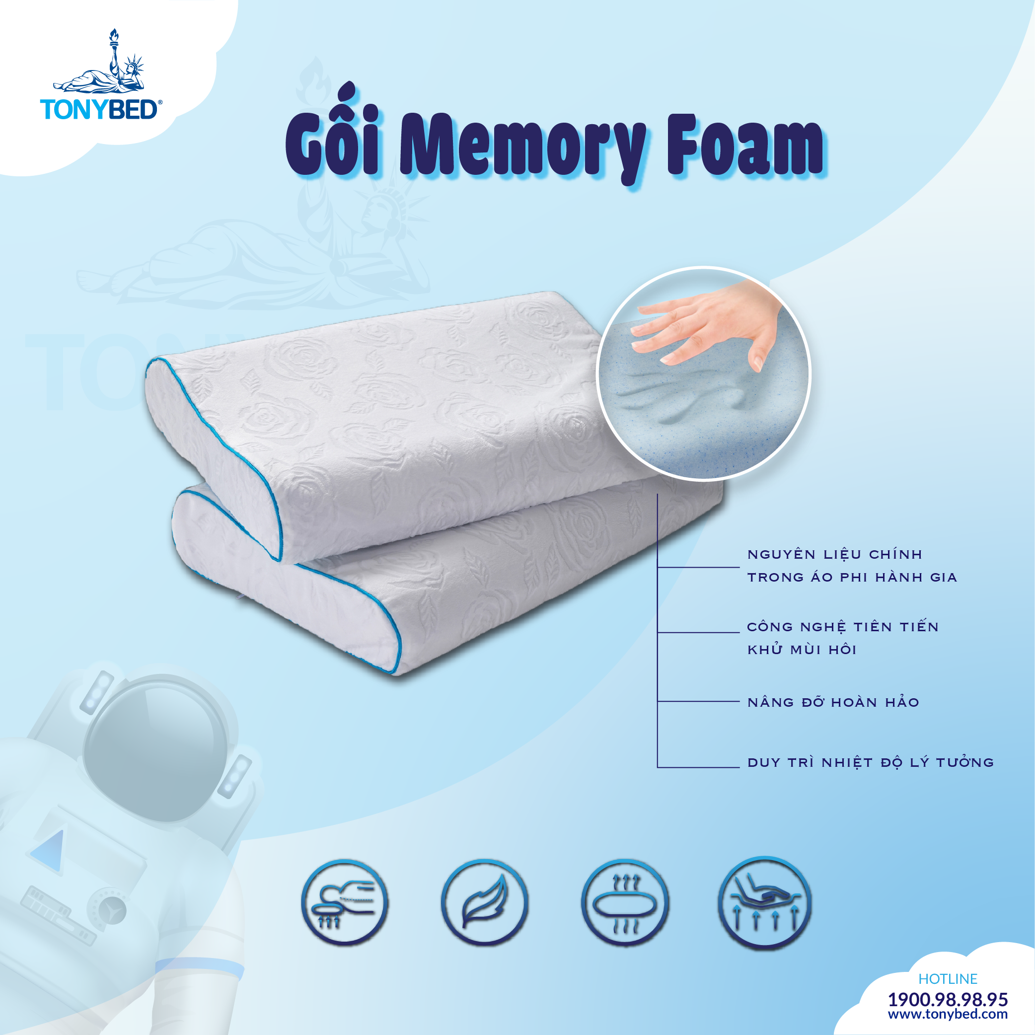 Gối Memory Foam