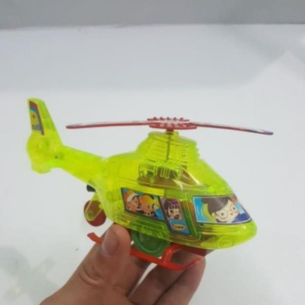 Máy bay đồ chơi cót dây rút có đèn