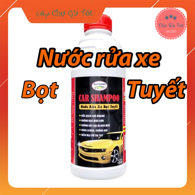 Chai nước rửa xe bọt tuyết Car Shampoo 1 L