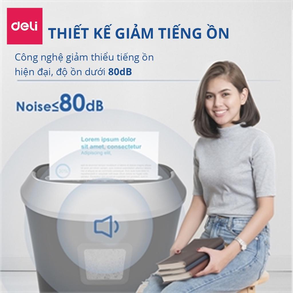 Máy Hủy Tài Liệu Cao Cấp Deli Chính Hãng - Phù Hợp Cho Bảo Mật Giấy Tờ Trong Doanh Nghiệp, Văn Phòng, Nhà Trường - Hàng Chính Hãng - E9948