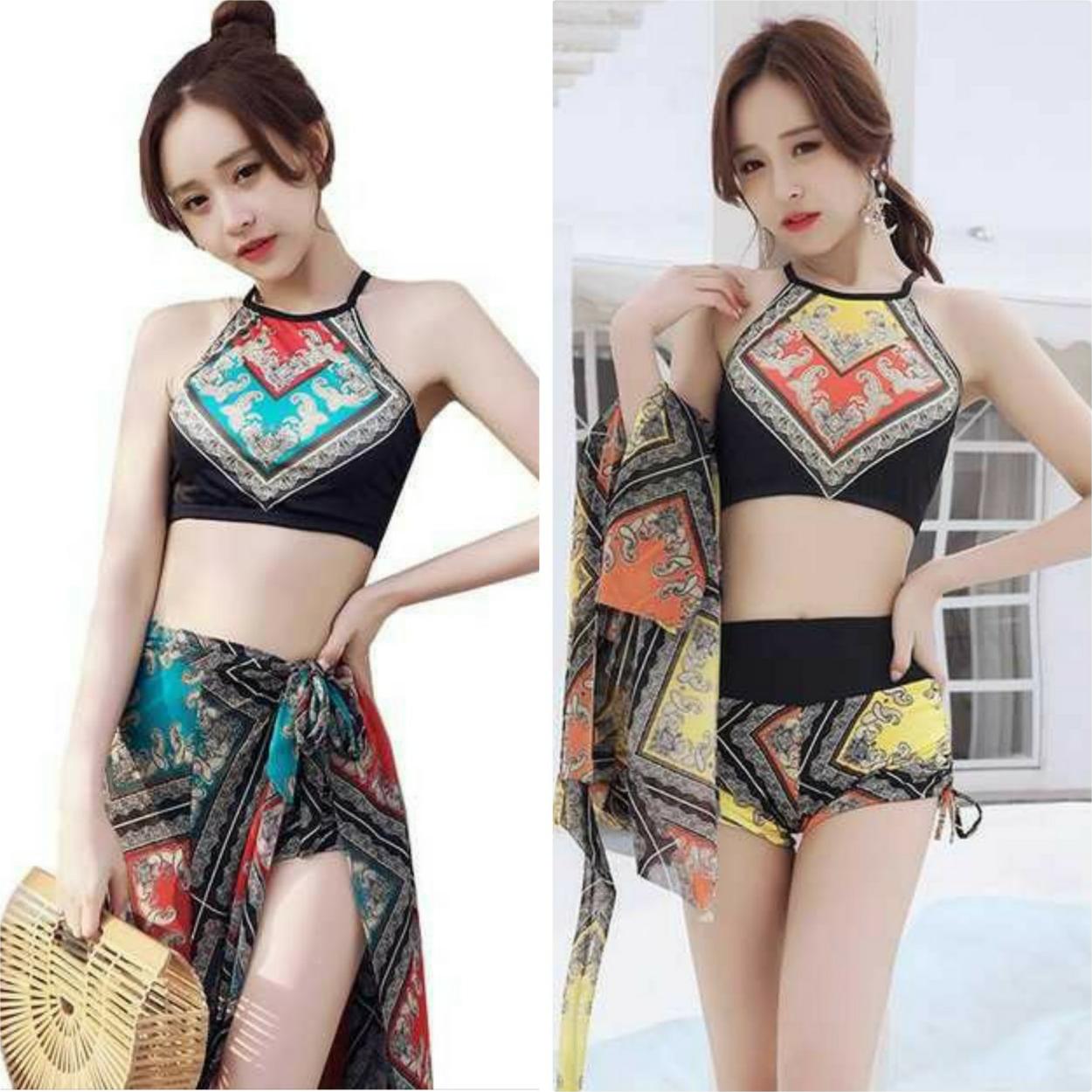 Bộ đồ bơi bikini 3 mảnh y hình BY4394