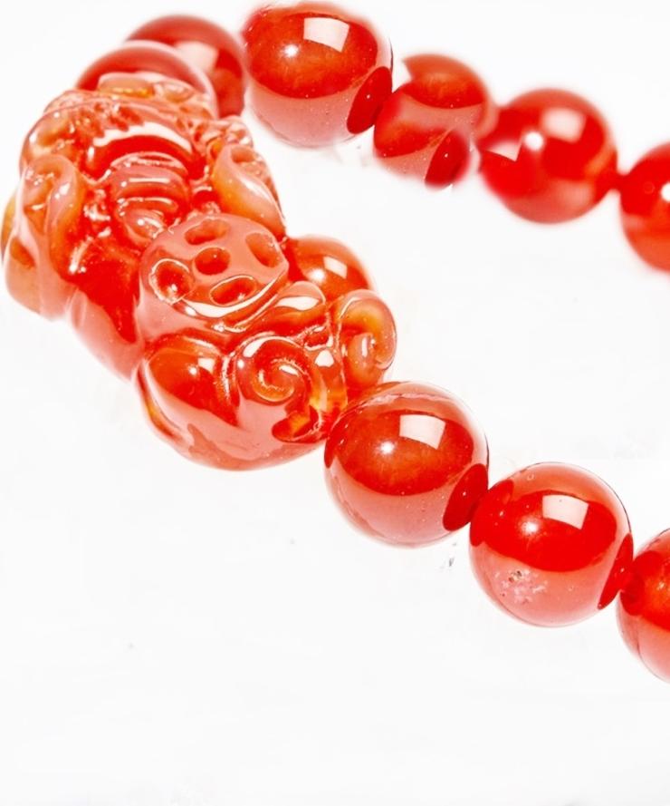Vòng Tay Tỳ Hưu Đá Chalcedony S8