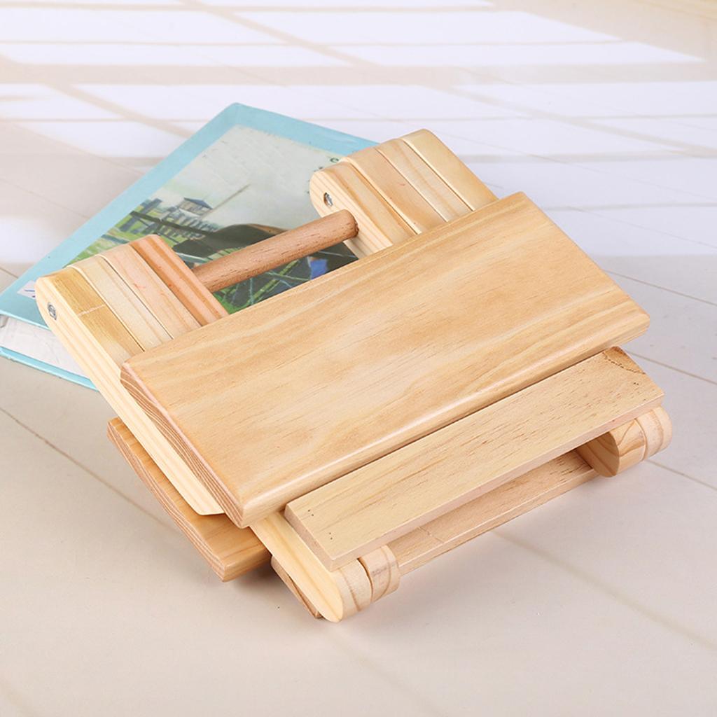 Foldable Small Wood Stool Heavy Duty Fishing Chair Seat for Kids Adults