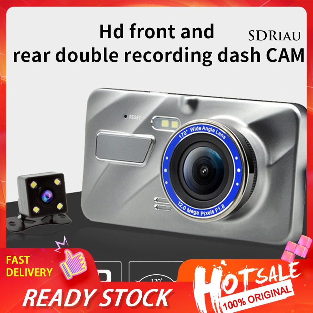 Camera Hành Trình Ống Kính Kép 3.6 Inch Hd 1080p 170 Độ Chuyên Dụng Cho Xe Hơi