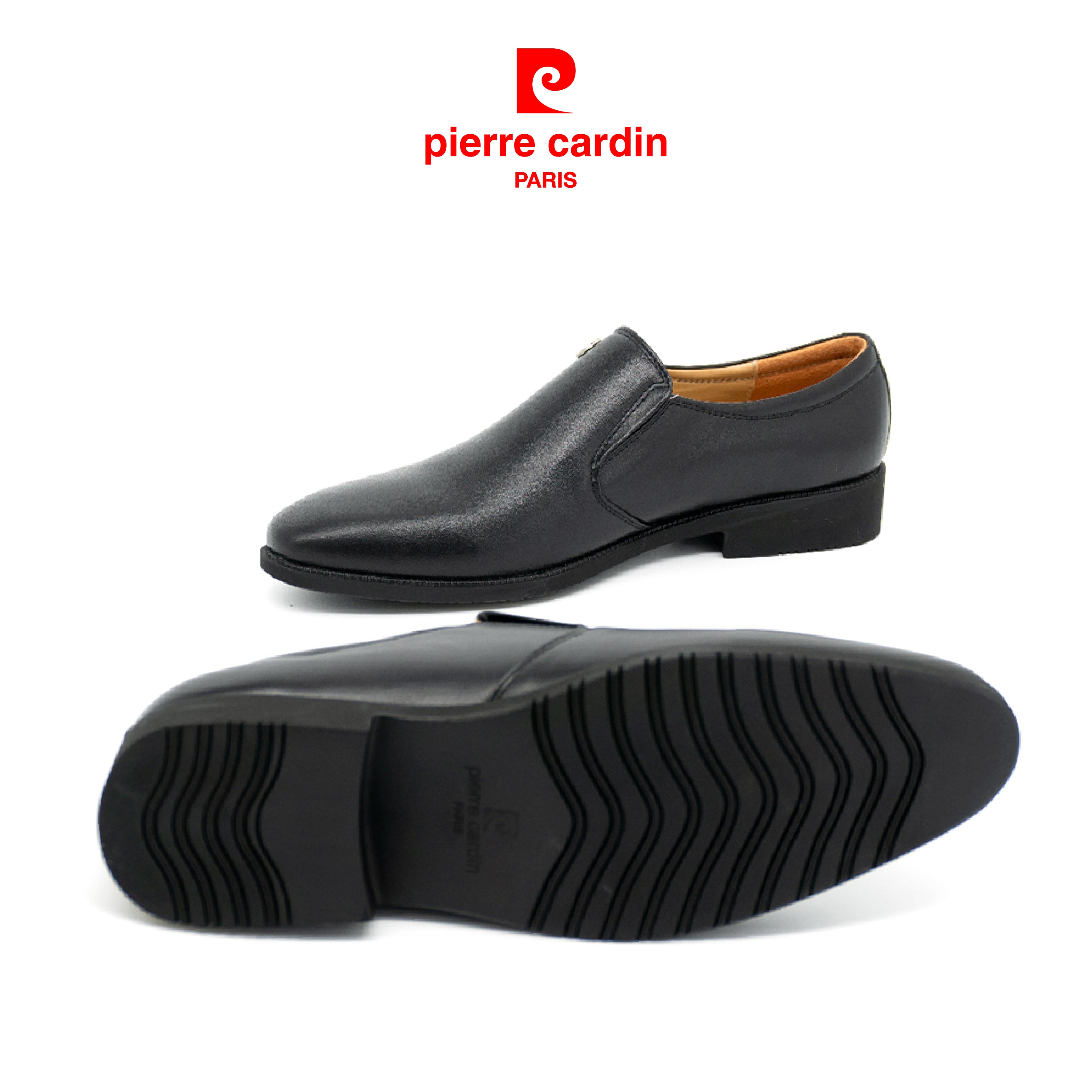 Giày Lười Da Nam Penny Loafer Piere Cardin PCMFWLC089 - Đen