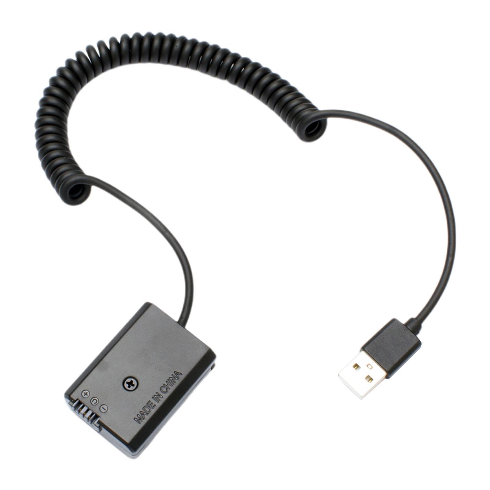 Np-Fw50 Dummy Battery Adapter USB DC Coupler Kit Charger for Sony A6500 A7R