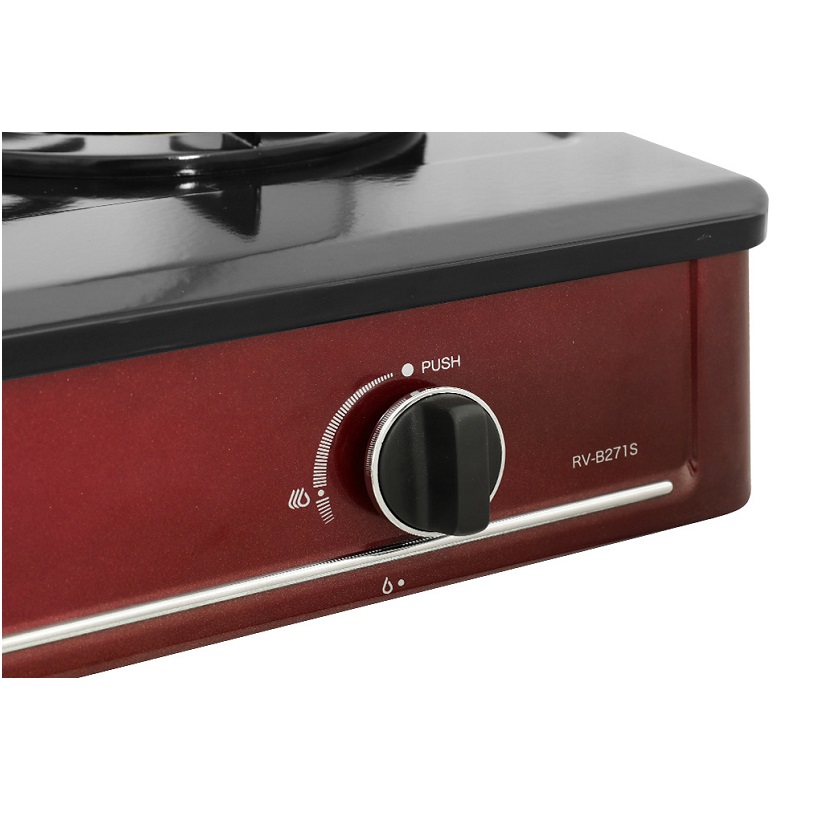 Bếp gas 7 tấc Rinnai RV-B271SR, Chén đồng có đầu hâm tiết kiệm gas - Hàng chính hãng