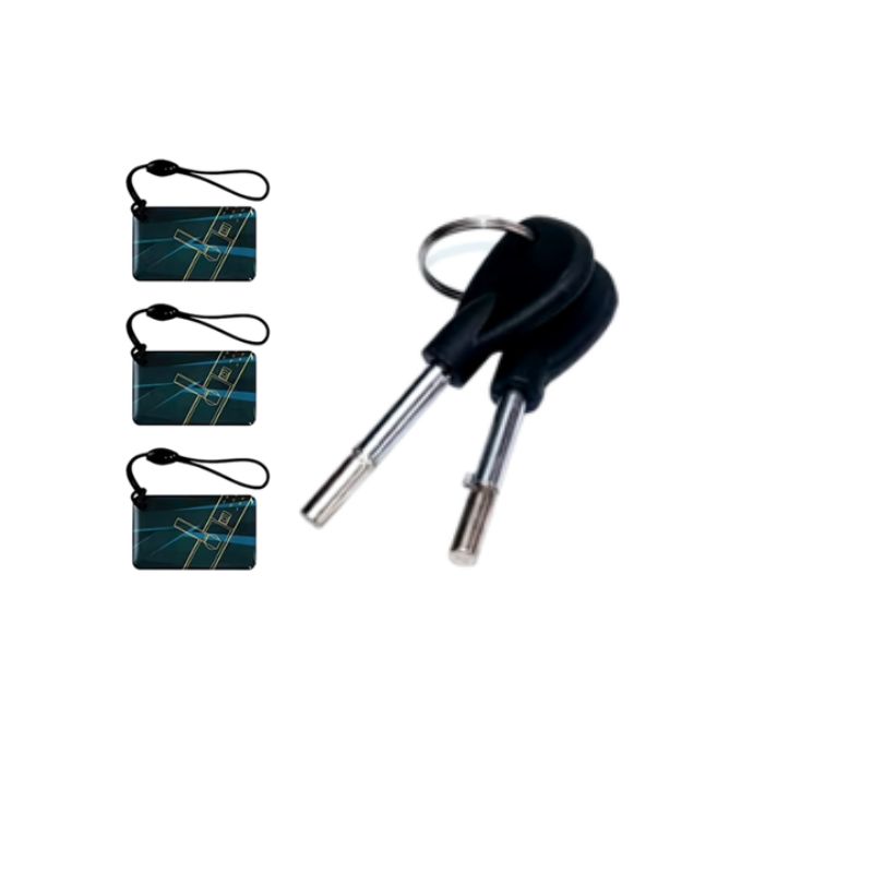Ổ Khóa Thẻ Từ Mật Khẩu Mã Số Vân Tay Thông Minh Hỗ Trợ Chìa Cơ T55D