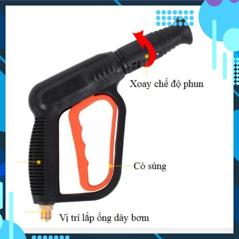 Vòi phun xịt nước rửa xe tưới cây tăng áp lực 206660