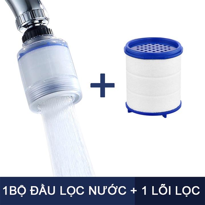 Đầu Lọc Nước Tăng Áp Tại Vòi Xoay 360 Độ VN04