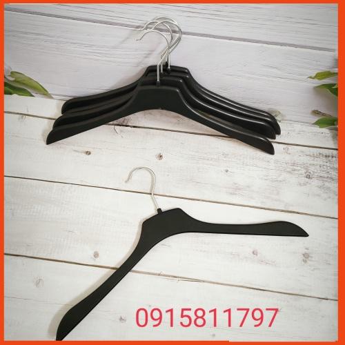 Combo 10 móc nhựa nữ vai dẹt màu đen,kích thước dài 40cm,đầu móc xoay 360 độ