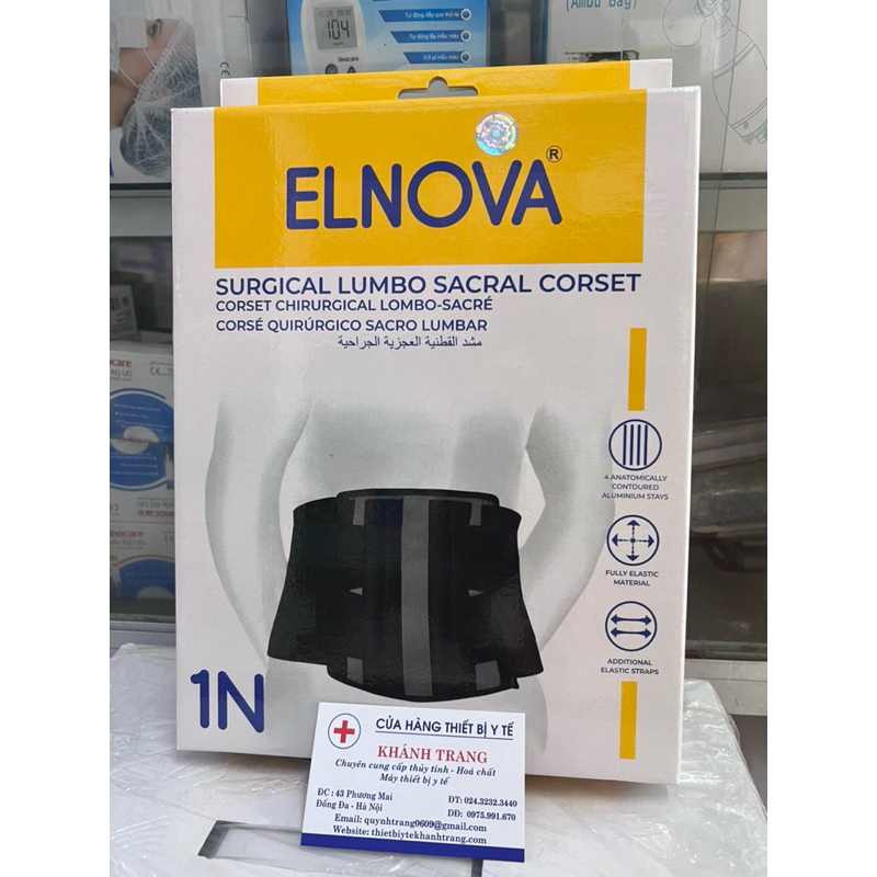 Đai lưng cột sống, thoát vị đĩa đệm ELNOVA - DYNAMIC