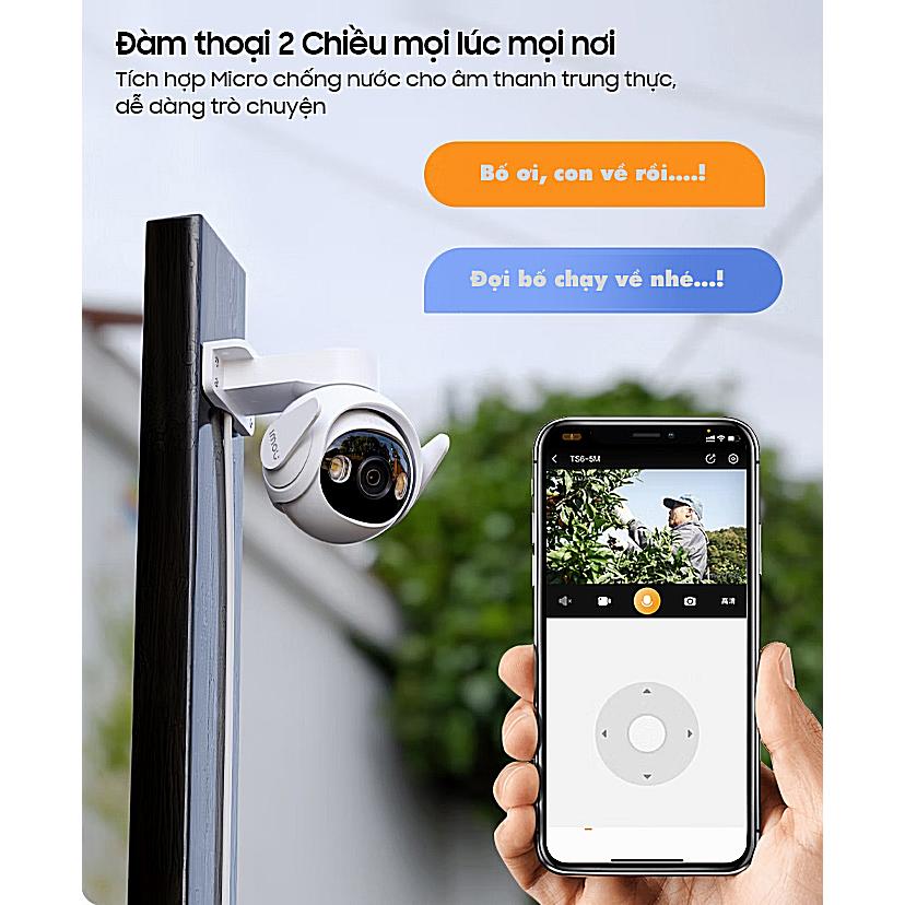 Camera IP Wifi IMOU Cruiser GS7EP 3MP và 5MP có màu ban đêm, đàm thoại 2 chiều - TRANGIATELECOM Hàng chính hãƞg Hàng nhập khẩu - GS7EP 3MP
