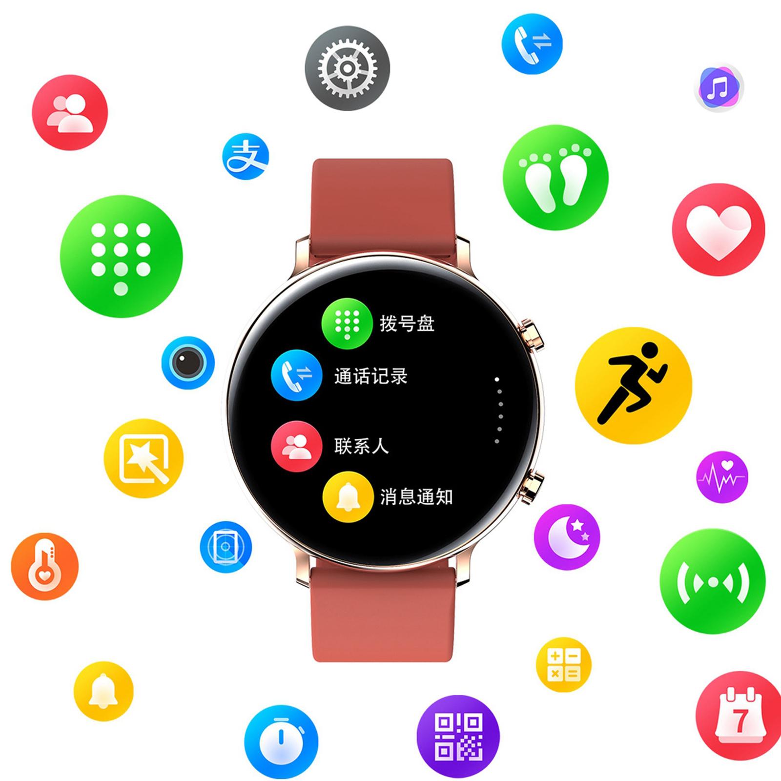 Fashion Business Music Sports Men Smartwatch Waterproof Bluetooth Call Fitness Tracker,Long Battery Professional