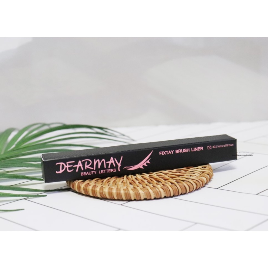 Bút Kẻ Mắt Dạ Chống Trôi Dearmay Fixtay Brush Liner 0.5g